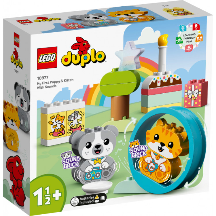 LEGO DUPLO - Moje prvé šteniatko a mačiatko so zvukom